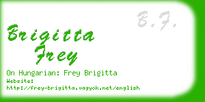 brigitta frey business card